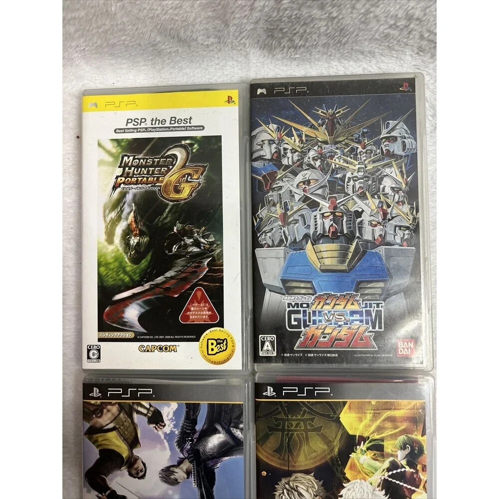 Japan PSP Lot Sengoku Basara: Chronicle Heroes Monster Hunter Gundam Tokyo Mono